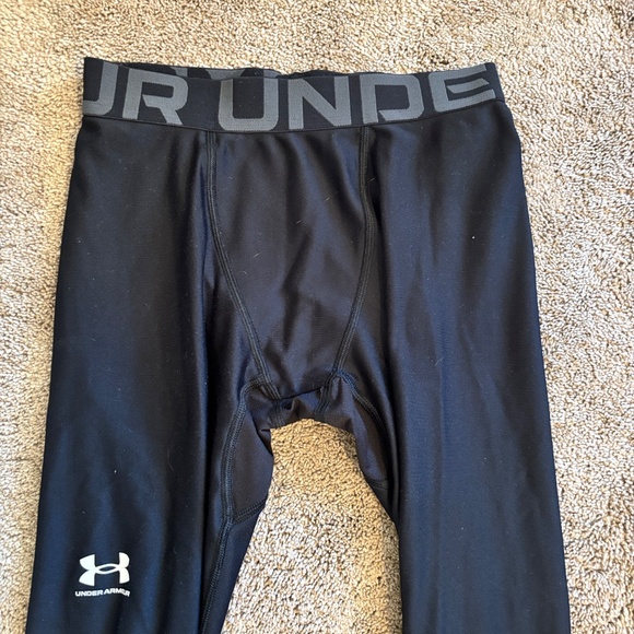 Under Armour Youth HeatGear Compression‎ Leggings - Black (YMD) - Picture 2 of 7